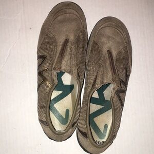 Brown Slip-On Sneakers